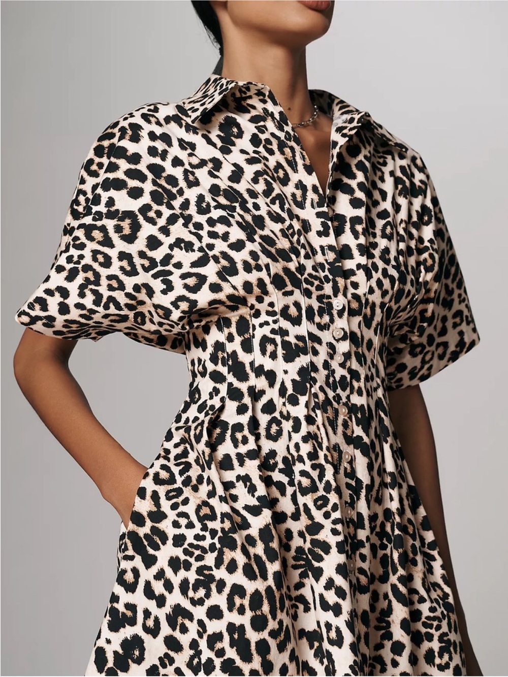 NWT Anthropologie Tobie Mini Shirt Dress by Exquise